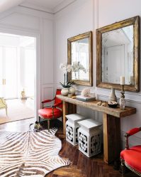 Como escolher um espelho no corredor? 235+ (Foto) Idéias de design para decoração (guarda-roupa, penteadeira, cômoda)