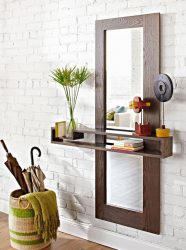 Como escolher um espelho no corredor? 235+ (Foto) Idéias de design para decoração (guarda-roupa, penteadeira, cômoda)