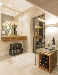 Como escolher um espelho no corredor? 235+ (Foto) Idéias de design para decoração (guarda-roupa, penteadeira, cômoda)