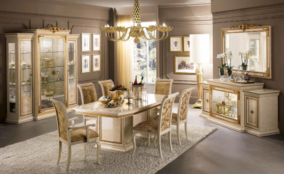 Cor dourada no interior - Design elegante entre luxo e luxo (205+ Foto de cozinha, quarto, sala de estar)