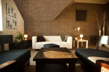Cor dourada no interior - Design elegante entre luxo e luxo (205+ Foto de cozinha, quarto, sala de estar)