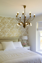 Cor dourada no interior - Design elegante entre luxo e luxo (205+ Foto de cozinha, quarto, sala de estar)