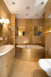 Cor dourada no interior - Design elegante entre luxo e luxo (205+ Foto de cozinha, quarto, sala de estar)