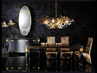 Cor dourada no interior - Design elegante entre luxo e luxo (205+ Foto de cozinha, quarto, sala de estar)