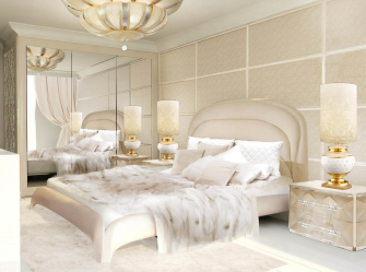 Cor dourada no interior - Design elegante entre luxo e luxo (205+ Foto de cozinha, quarto, sala de estar)