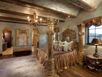 Cor dourada no interior - Design elegante entre luxo e luxo (205+ Foto de cozinha, quarto, sala de estar)