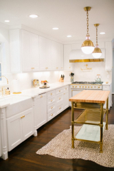 Cor dourada no interior - Design elegante entre luxo e luxo (205+ Foto de cozinha, quarto, sala de estar)