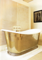 Cor dourada no interior - Design elegante entre luxo e luxo (205+ Foto de cozinha, quarto, sala de estar)