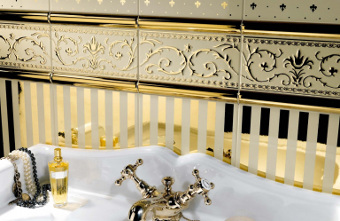 Cor dourada no interior - Design elegante entre luxo e luxo (205+ Foto de cozinha, quarto, sala de estar)