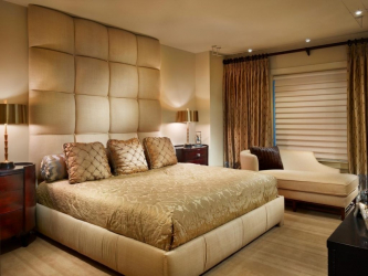 Cor dourada no interior - Design elegante entre luxo e luxo (205+ Foto de cozinha, quarto, sala de estar)
