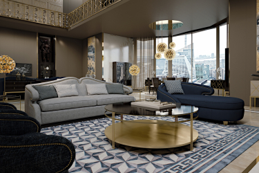 Cor dourada no interior - Design elegante entre luxo e luxo (205+ Foto de cozinha, quarto, sala de estar)