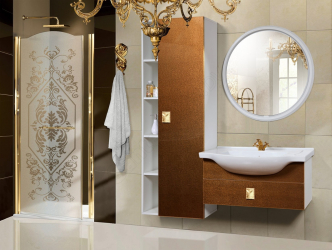 Cor dourada no interior - Design elegante entre luxo e luxo (205+ Foto de cozinha, quarto, sala de estar)