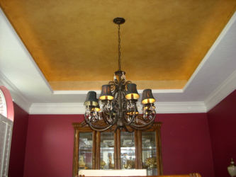 Cor dourada no interior - Design elegante entre luxo e luxo (205+ Foto de cozinha, quarto, sala de estar)