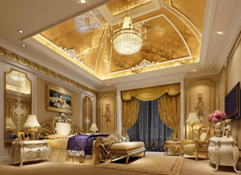 Cor dourada no interior - Design elegante entre luxo e luxo (205+ Foto de cozinha, quarto, sala de estar)